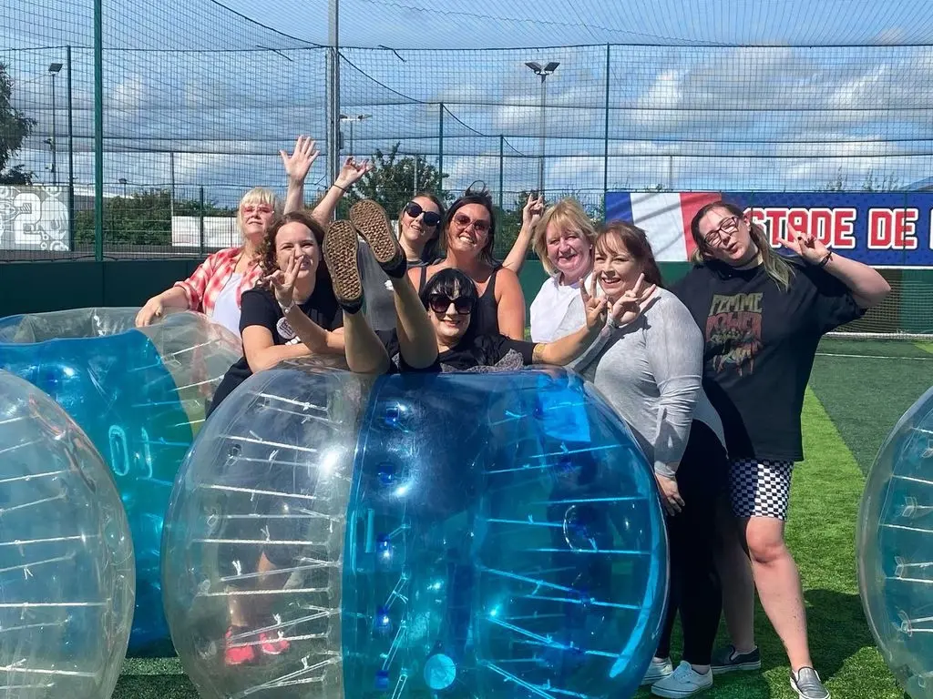 bubble football cost UK