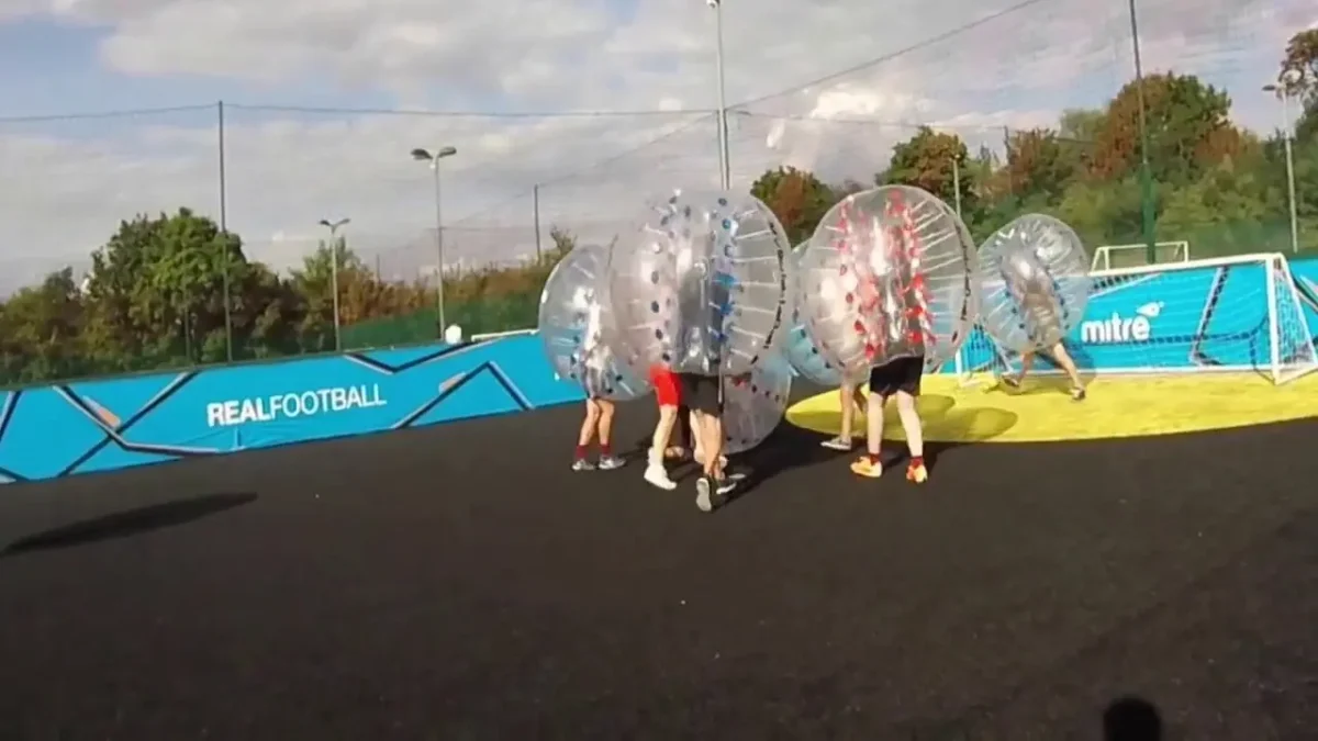 bubble football price