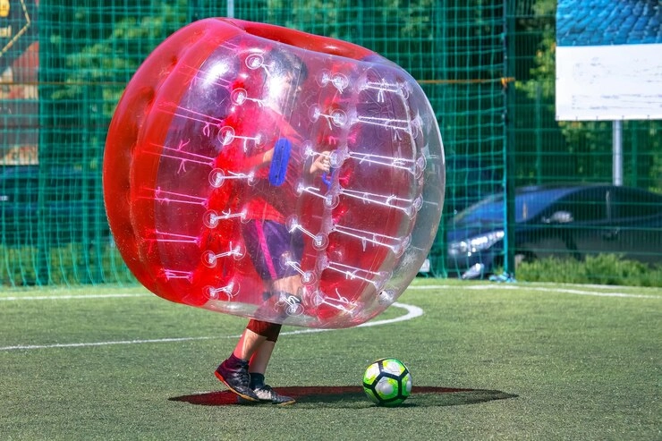 Type of bubble football
