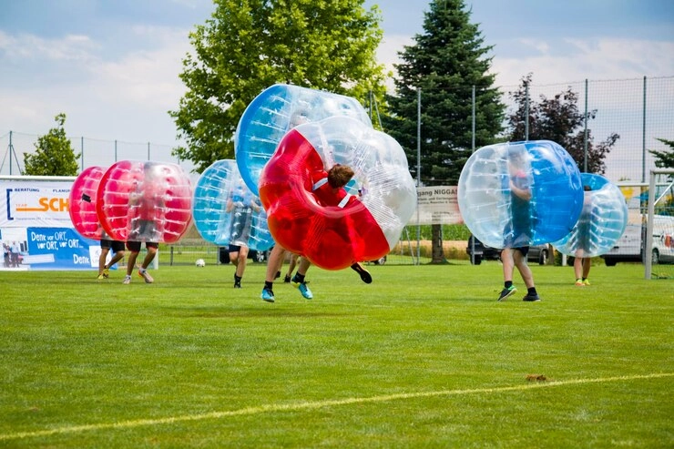 bubble football activities