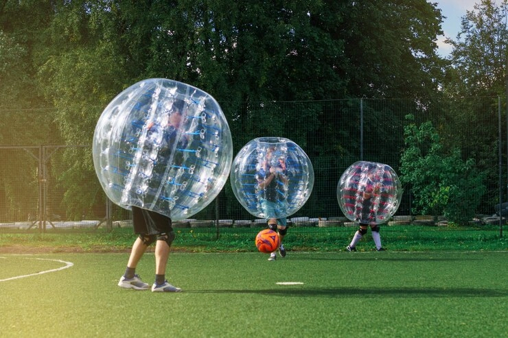 bubble football challenges