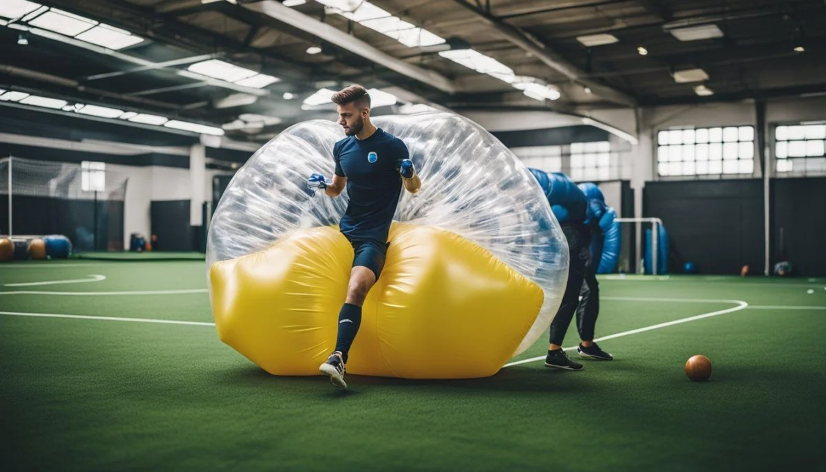 bubble football costume