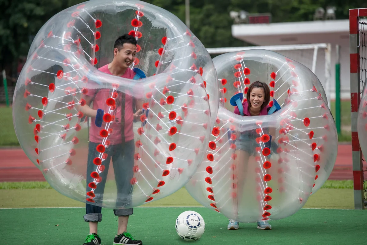 bubble soccer clothing