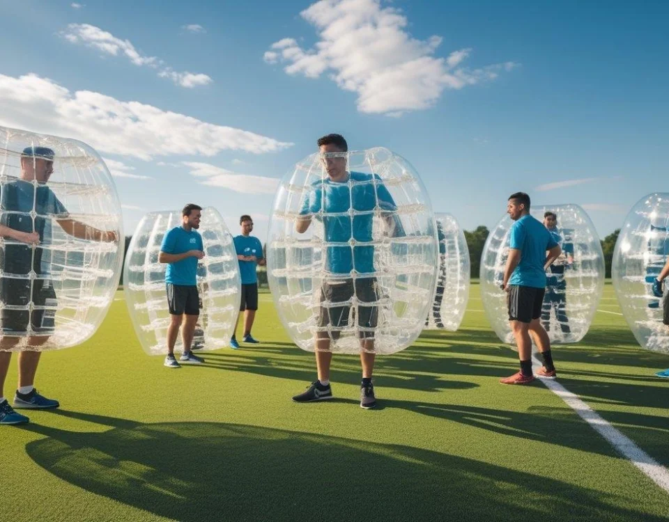 what to wear for bubble football